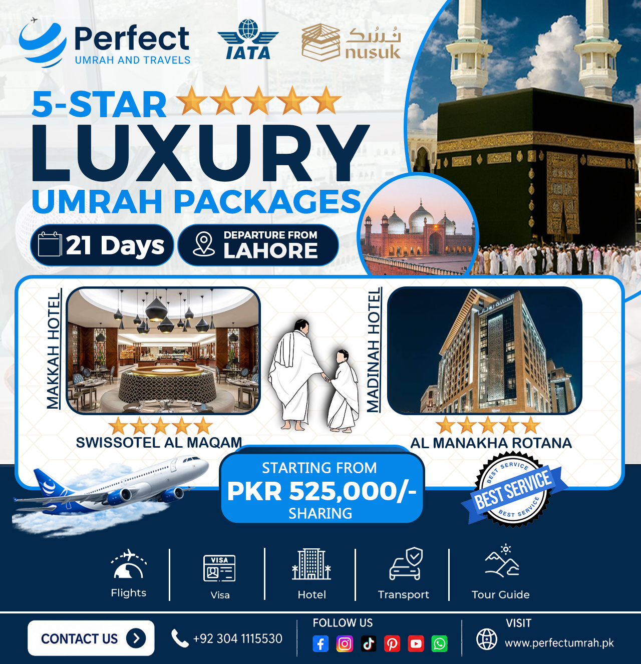 5 Star Luxury Umrah Packages From Lahore